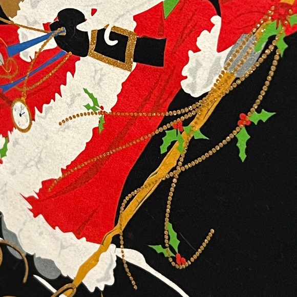 SOLD!!! XL 16/18 Santa Claus Sparkles BELIEVE Toy Sack Christmas Tree - Picture 13 of 14